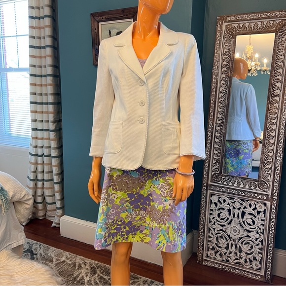 TALBOTS Cotton Floral Printed Skirt - Picture 3 of 9